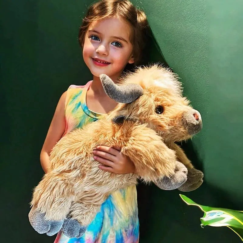 Weighted Highland Bull Pillow