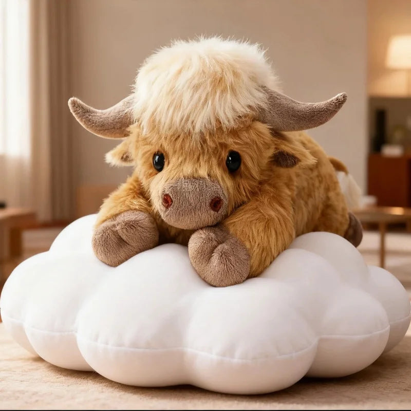 Weighted Highland Bull Pillow