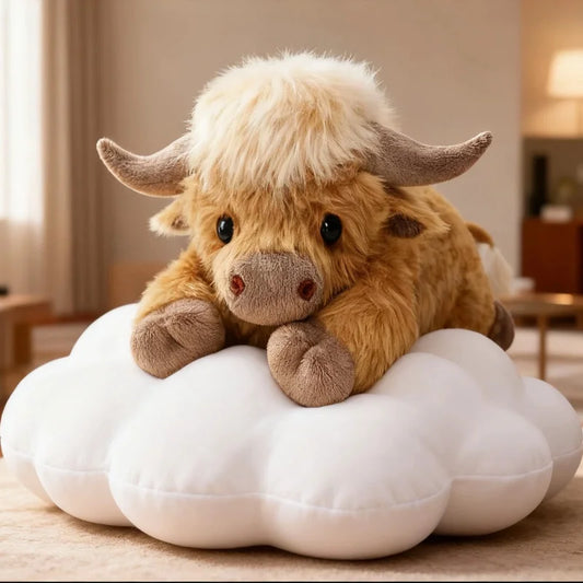 Weighted Highland Bull Pillow